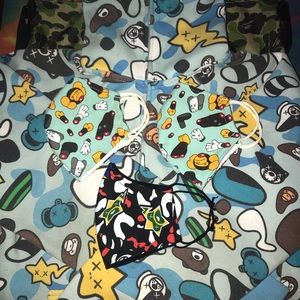 Bape X Kaws Mask